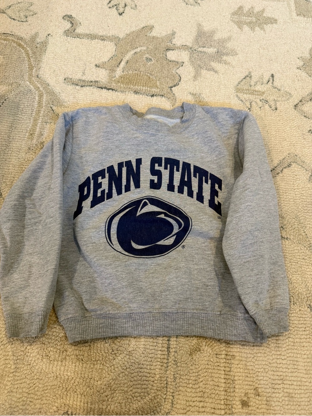 Gray Crewneck Sweatshirt - Men's Collegiate Pullover